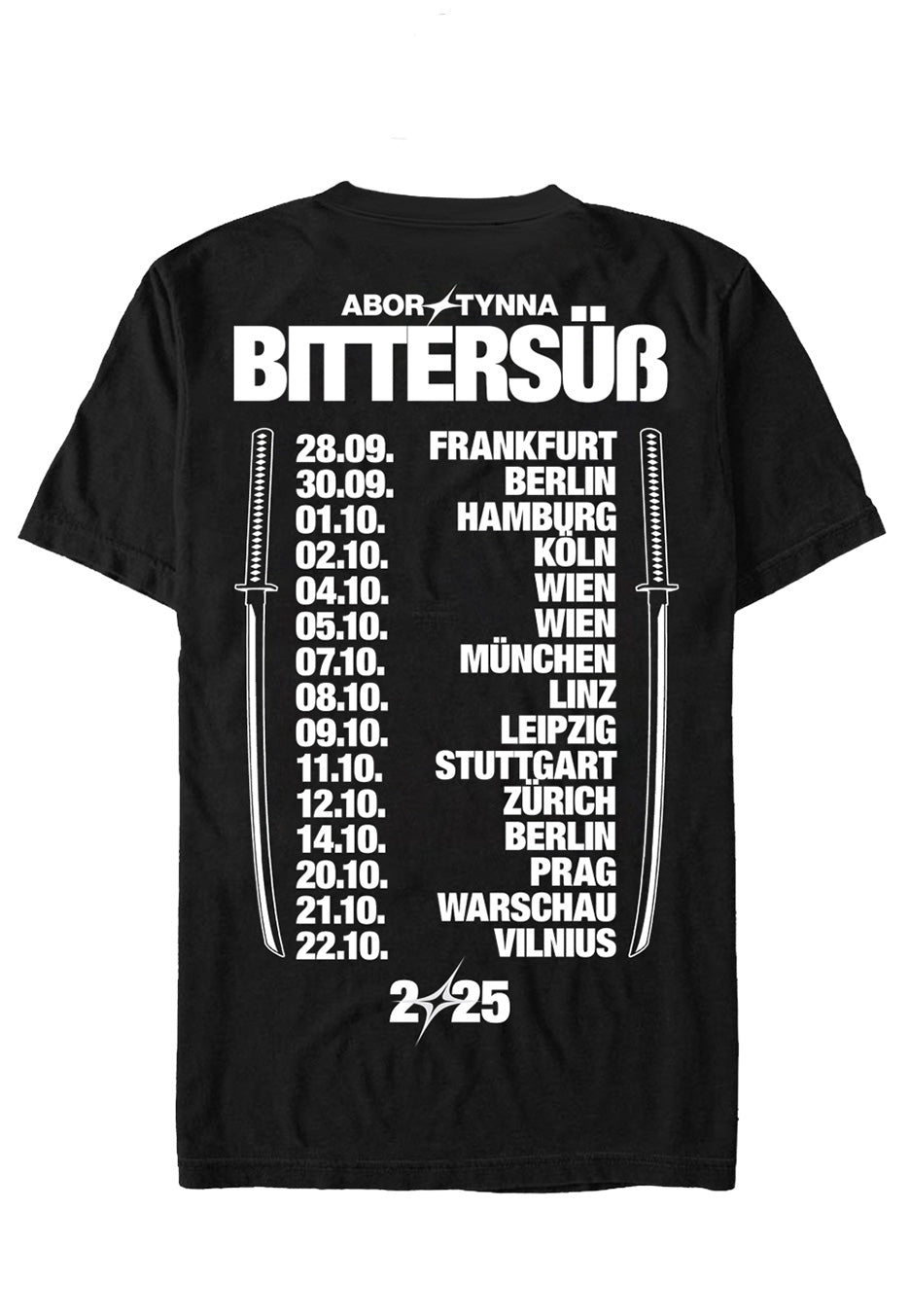 Abor & Tynna - Tour 2025 - T-Shirt | Neutral-Image